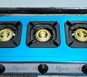 Roch 3 burner stainless cooker