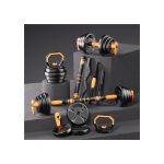 Dumbbell Barbell Kettlebell Adjustable Weight Set - 40kg