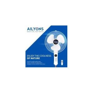AILYONS 16inch wall fan 3 speed control panel Full 90 Oscillation 30 ° Vertical Adjustment