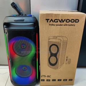 Tagwood Rechargeable Party Box With Microphone and Remote LTS 8c