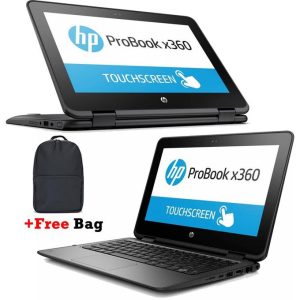 HP Refurbished ProBook X360 G2 Core I5 8GB 256GB SSD 7th 11e Gen 11.6" Touchscreen Windows 10 Laptop + Bag