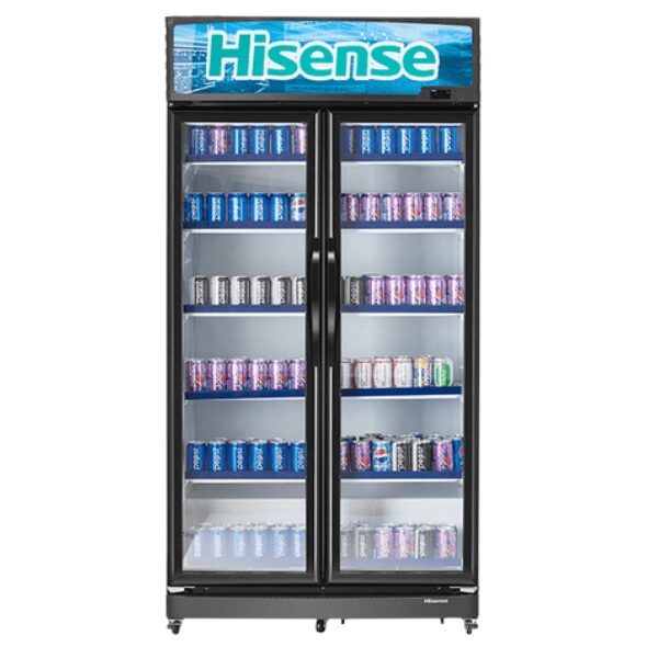 Urban-Appliances-Kenya-385800 Hisense 758 Liters Side By Side Showcase Chiller