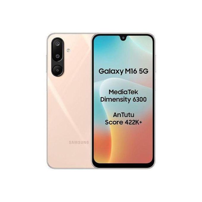 1 (5) Samsung Galaxy M16 5G, 6.7", 128GB + 4GB (Dual SIM), 5000mAh, Blush Pink