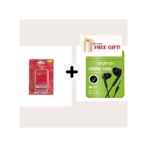 Itel Original Battery-BL-5C For Kabambe Phones BL 5C + Free Oraimo Earphones