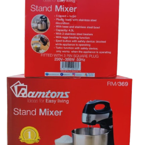 Ramtons Stand Mixer 4.3Litres 5-speed+turbo
