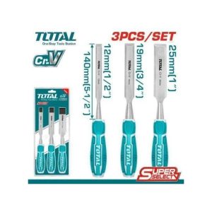 TOTAL THT41K0302 3 Pcs wood chisel set