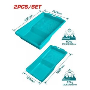TOTAL 2 Pcs paint tray set (TCHPTT435105)
