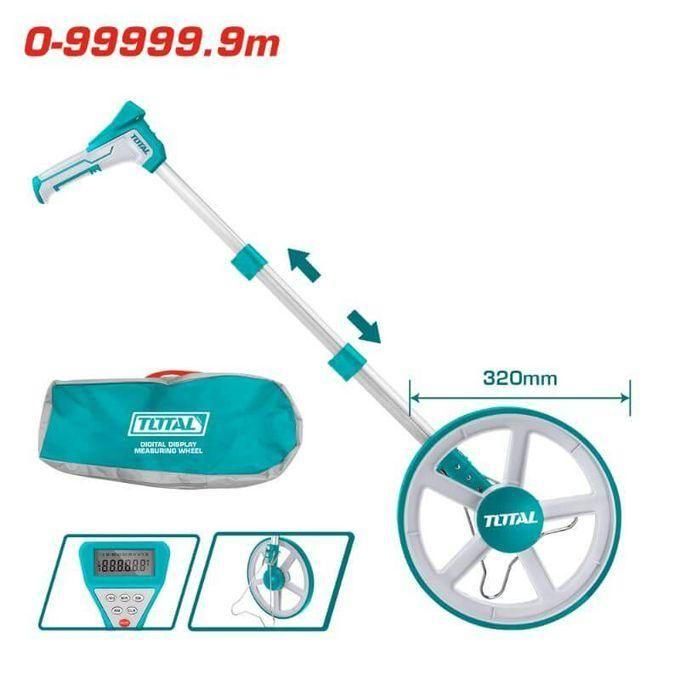 1 - 2026-02-20T083809.872 TOTAL TMT19923 Digital Display Measuring Wheel Measuring Range:0-99999.9m