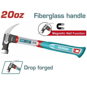 TOTAL THCH61020 Claw hammer Weight:20oz/560g-6pcs