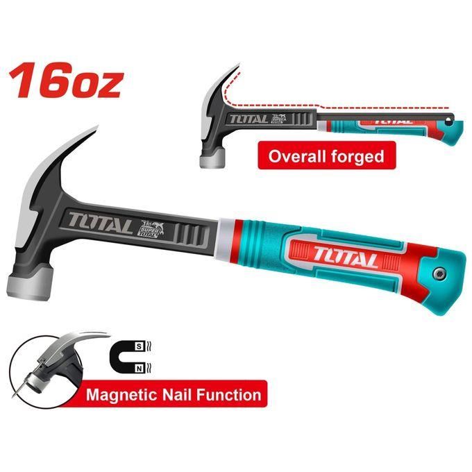 1 (34) TOTAL THCH61016L Claw hammer Weight:16oz/450g