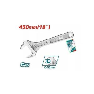 TOTAL THT1010183 Adjustable wrench Length:450mm(18")