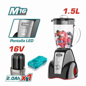 TOTAL TJB052K Cordless Stand Blender DC 16V