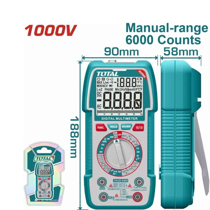 1 (87) TOTAL TMT5310002 Digital Multimeter 1000V
