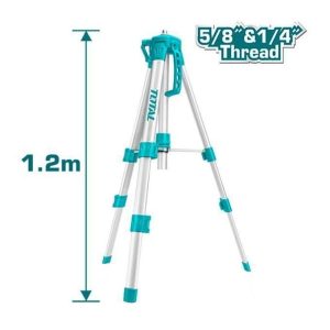 TOTAL TLLT01152 Tripods For Laser Levels 5/8" &1/4" Thread