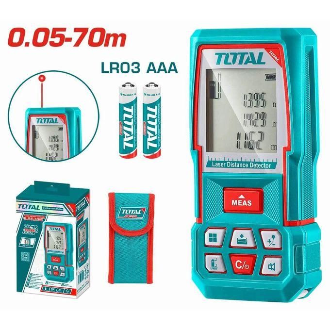 1 (96) TOTAL TMT57026 Laser Distance Detector Measuring Range:0.05-70m