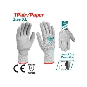 TOTAL TSP1702-XL Cut-resistance Gloves Size:XL -12 Pairs