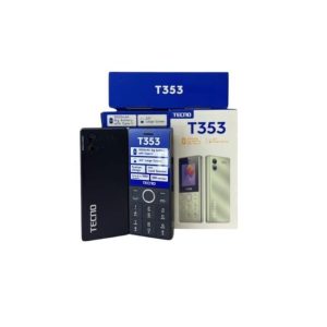 Tecno T353 Big screen, Dual sim,2.0",FM Radio,4MB ROM + 4MB ROM - Black