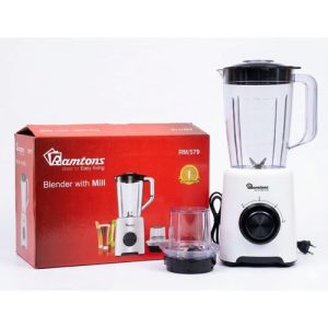 Ramtons RM/579- Blender +Mill 1.5 Liters 2 Speed (1YR WRTY)