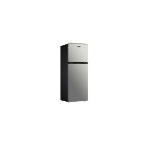 VON 175L Double Door Fridge - Silver, Direct Cool, 128L Fridge & 47L Freezer, Mechanical Control