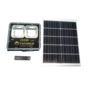 200W Bright Floodlights with Solar Panel, High Quality