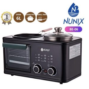 Breakfast Maker 6L 3 in 1 Oven With Cook pot and Grill Pan BE-06
