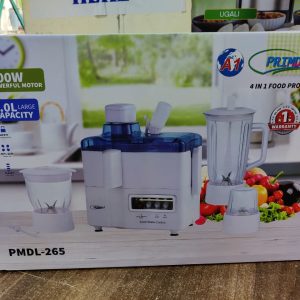 Primdale 4in1 Food Processor Juicer,Blender,Chopper And Grinder