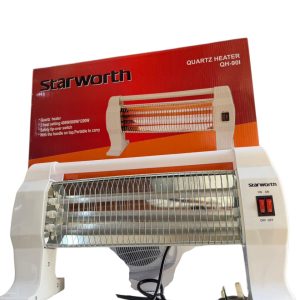 Starworth Quartz Heater 800W Max Model:,QH90I ,White,Portable Electric Room Heater
