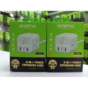 Power expansion cube 20W smart fast charging 3 AC, Oraimo PowerHub C OWS-U342 6 in 1