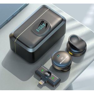 Wireless Lavalier Noise Cancelation Microphone