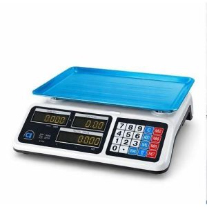 ElectroMate 40KG Digital Price Computing Scale , Stainless Steel, White