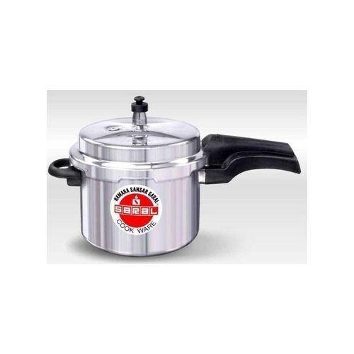 1 (40) Saral Heavy Aluminium Pressure Cooker, Explosion Proof+safety Valve