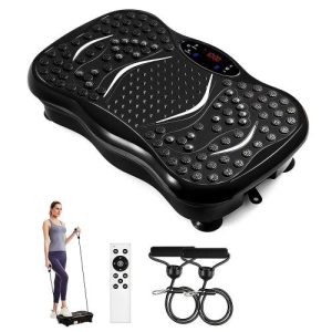 Aerobic vibrating plate, Full body Vibration fitness Trainer for Weight loss, Muscle toning & Home Workouts
