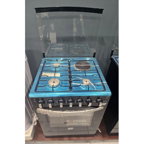 1 (58) Roch 60×80, 4 Gas Burners + 2 Electric Hotplates, Standing Cooker with electric oven