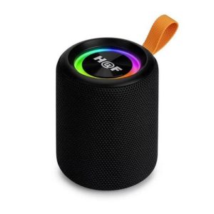 Portable wireless speaker,black Wireless GSM H@F model Gu195, portable wireless speaker black