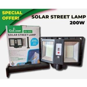 CcLamp High Quality 200 Watts Double Sided Solar Street Light