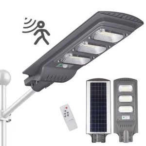 Solar Light 150W LED BRIGHT Solar Street Light PIR Motion Sensor With Remote Control