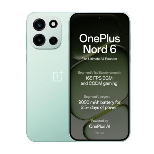 1 (95) OnePlus Nord 6 5G, 256GB 8GB RAM, Camera 50MP, Battery 7500mAh, Smartphone