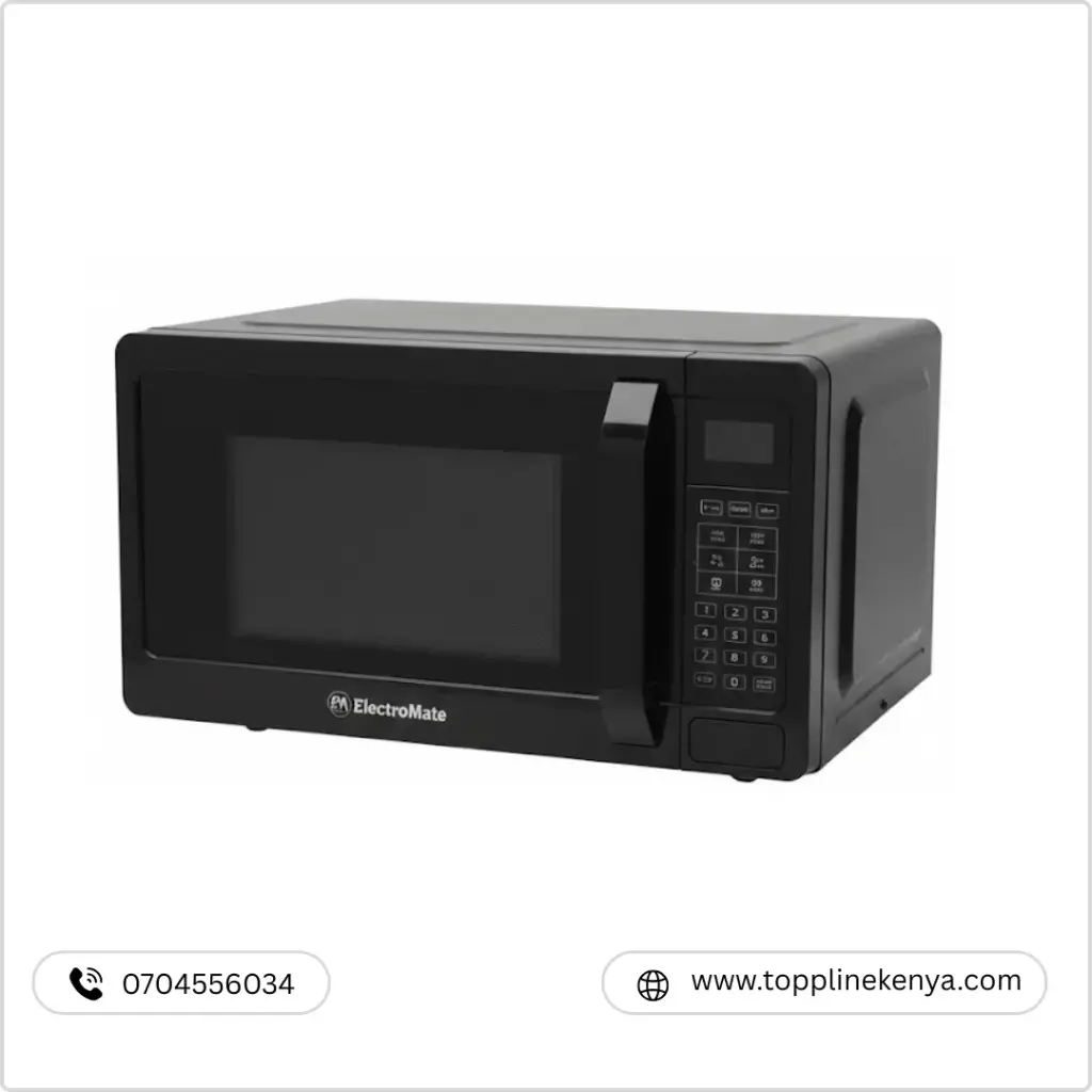 ElectroMate 20L Microwave Oven with Handle 700W Digital Solo Kitchen Appliance ElectroMate 20 Litres, Microwave Oven with Handle