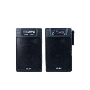 AILIPU KL-9045AD 2.0 PA speaker box 80000W 2*15inch speaker Outdoor Professional Speaker with Bluetooth,FM Radio,2*Free Wireless Microphone,remote