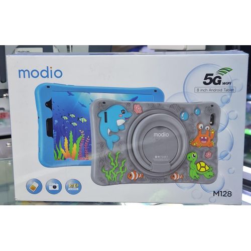 Share this product    Modio M128 8" Kids Tablet – 256GB ROM + 6GB RAM – 5G WiFi – Dual SIM – Android – 4000mAh Battery