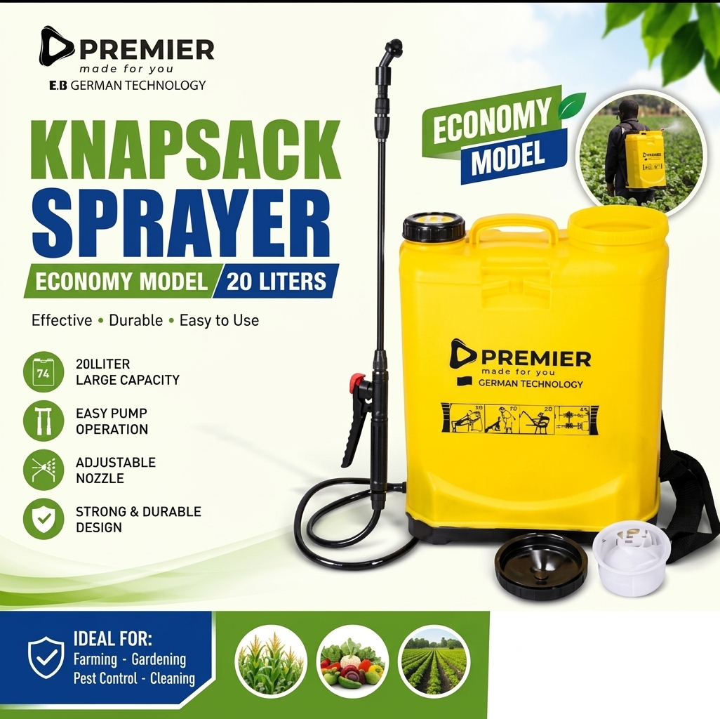 KNAPSACK SPRAYER PREMIER ECONOMY MODEL 20 LITERS